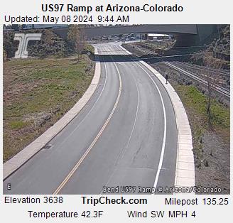 US97 Ramp at Arizona-Colorado